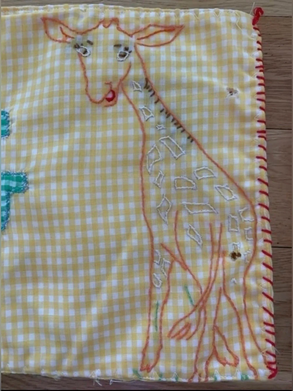 Vintage handmade cloth ABC alphabet children’s book